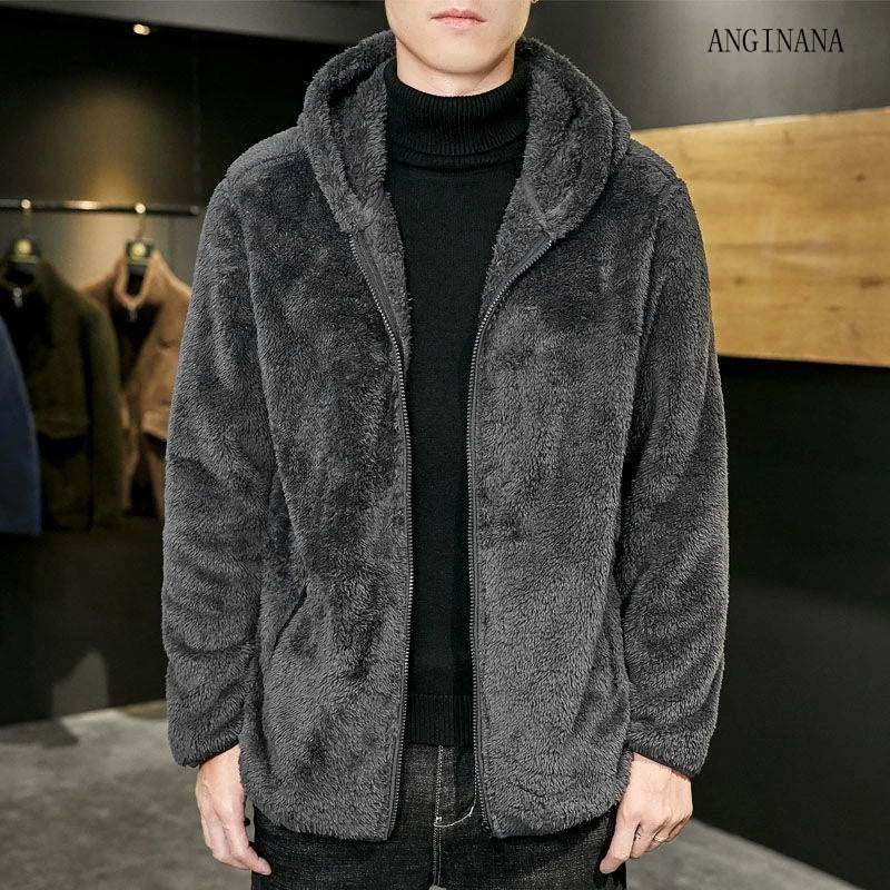 Men's Winter Warm Fleece Hoodie