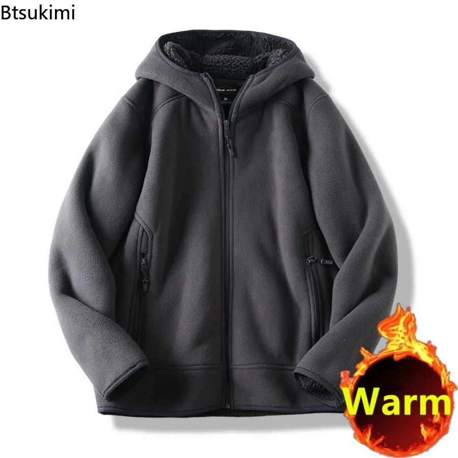 Men's Versatile Loose Hooded Sweatshirt for Winter