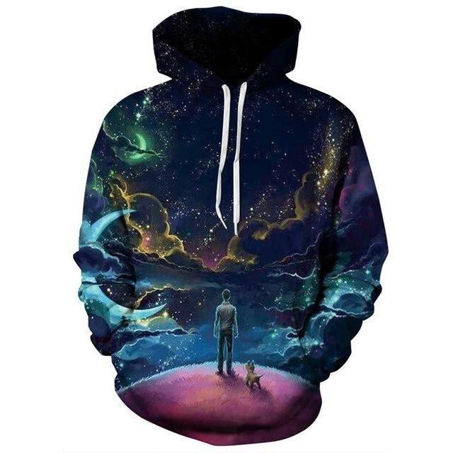 3D Print Sky Hoodie - The Hoodie Store
