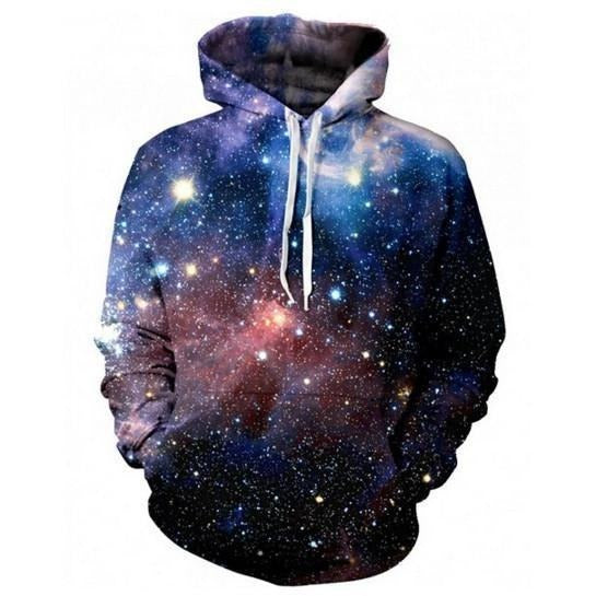 3D Printed Galaxy Hoodie - The Hoodie Store