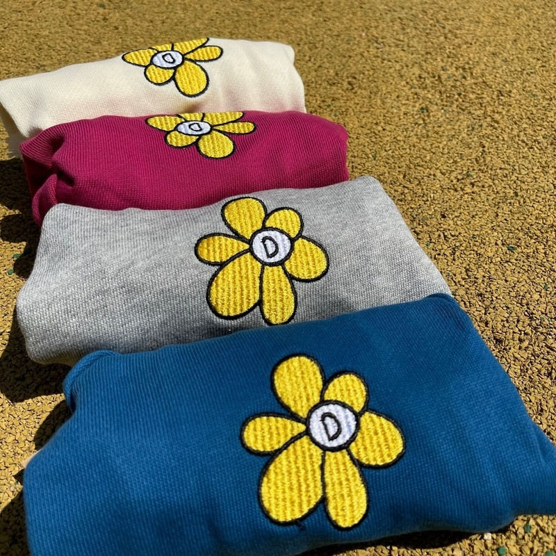 Pet and Dog Owner Matching Clothes with Cute Flower