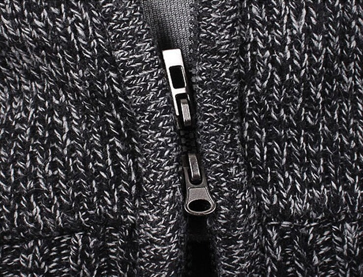 Mens Fur Lining zipper Hoodie - The Hoodie Store