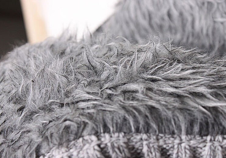 Mens Fur Lining zipper Hoodie - The Hoodie Store