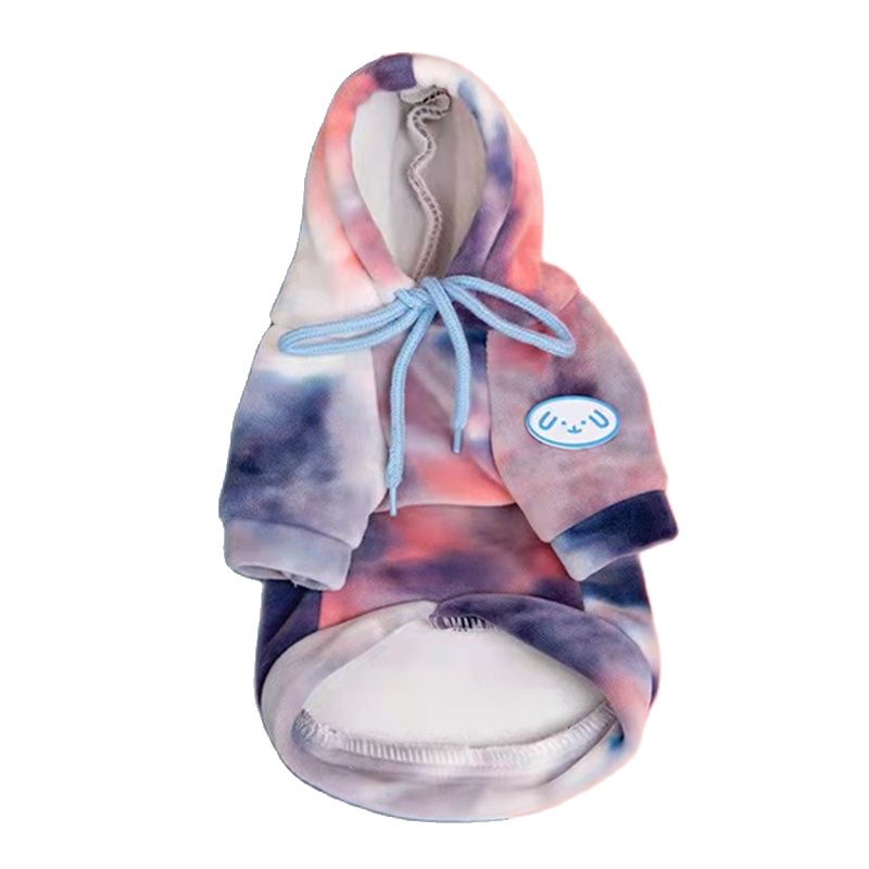 Tie-dyed Hoodied Clothes for Small Medium-sized Cat or Dogs