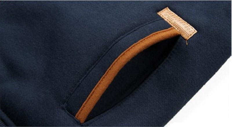 Mens Fleece Button-Up Winter Jacket - The Hoodie Store