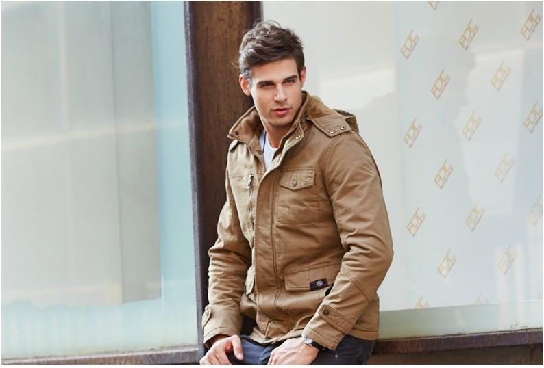 Snow Army Thick Velvet Military Jacket - The Hoodie Store