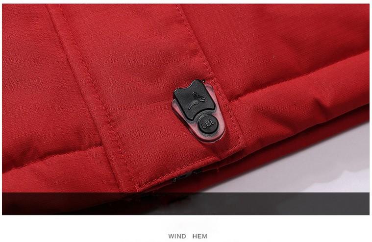 Mens Thick Cotton/Polyester Winter Jacket - The Hoodie Store