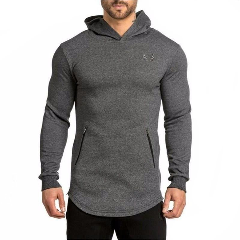 Mens Cotton Gym-Hoodie - The Hoodie Store