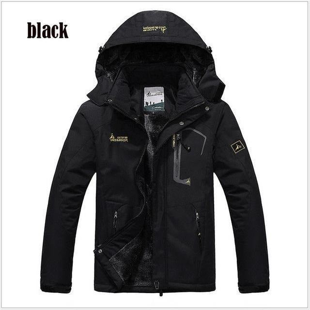 Mens Thick Cotton/Polyester Winter Jacket - The Hoodie Store