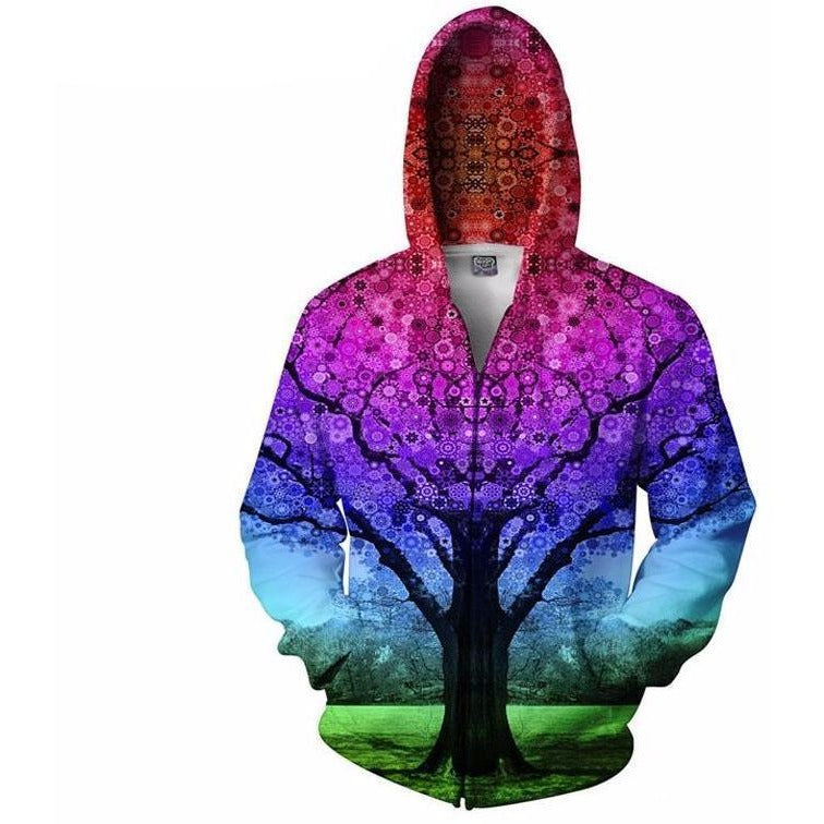 Mixed Colour Zipper - The Hoodie Store