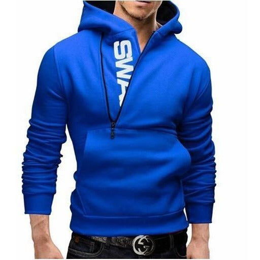 Oblique Style Zipper - The Hoodie Store