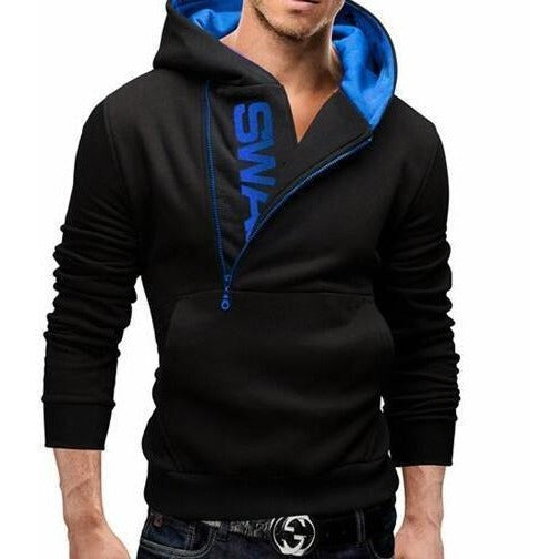 Oblique Style Zipper - The Hoodie Store