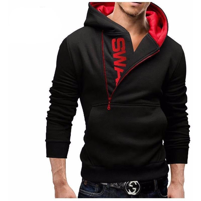 Oblique Style Zipper - The Hoodie Store