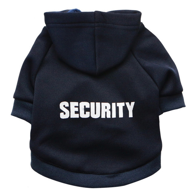 Hooded Security Clothes for Small Dogs