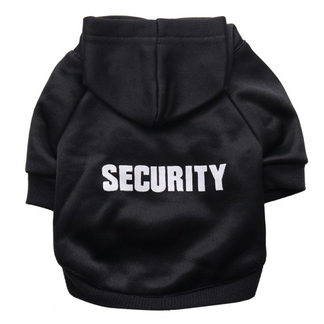 Hooded Security Clothes for Small Dogs