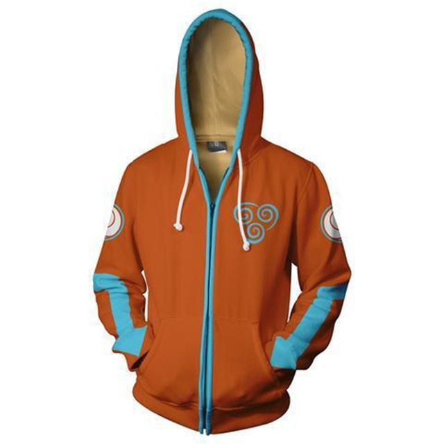 Cosplay Costume Hoodie- Avatar The Last Airbender
