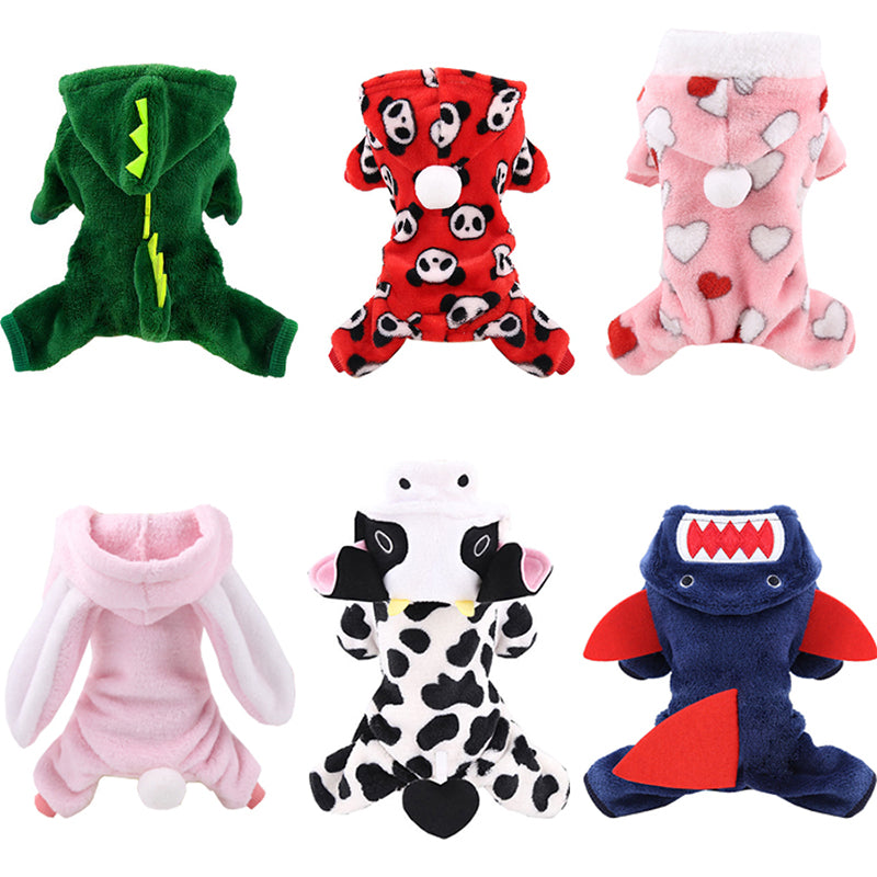 Soft and Warm Jumpsuit Clothing for Pet Dogs