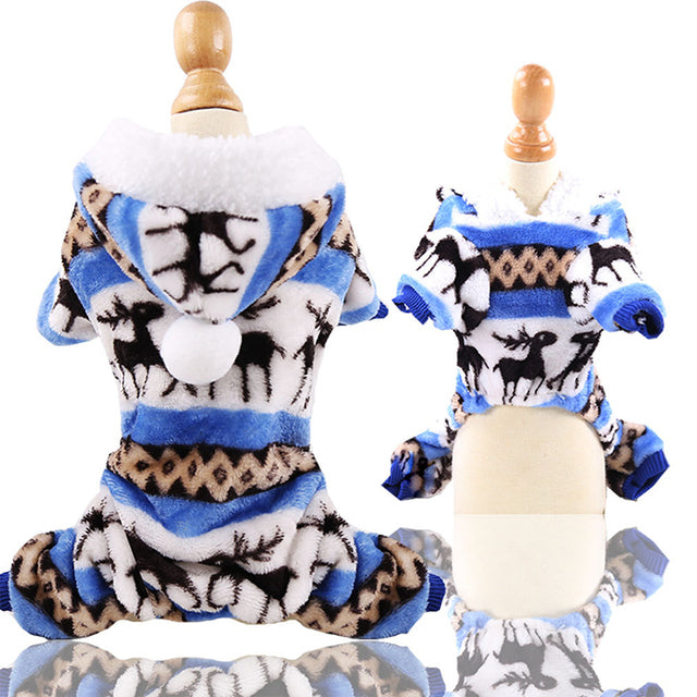 Soft and Warm Jumpsuit Clothing for Pet Dogs