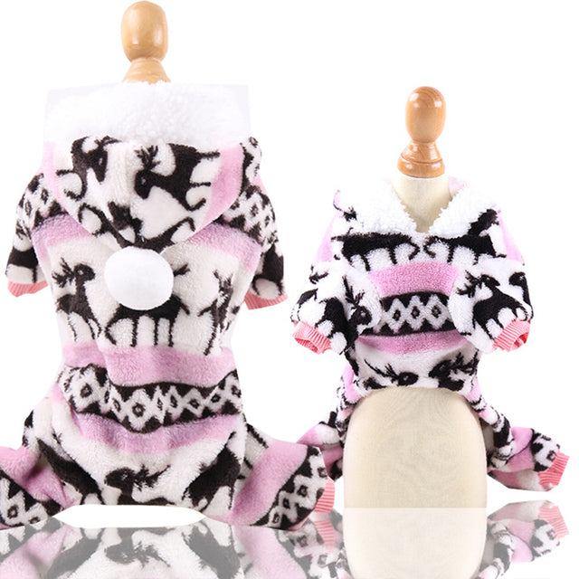 Soft and Warm Jumpsuit Clothing for Pet Dogs
