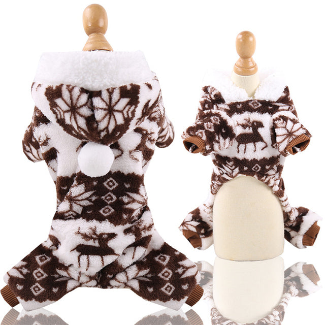 Soft and Warm Jumpsuit Clothing for Pet Dogs