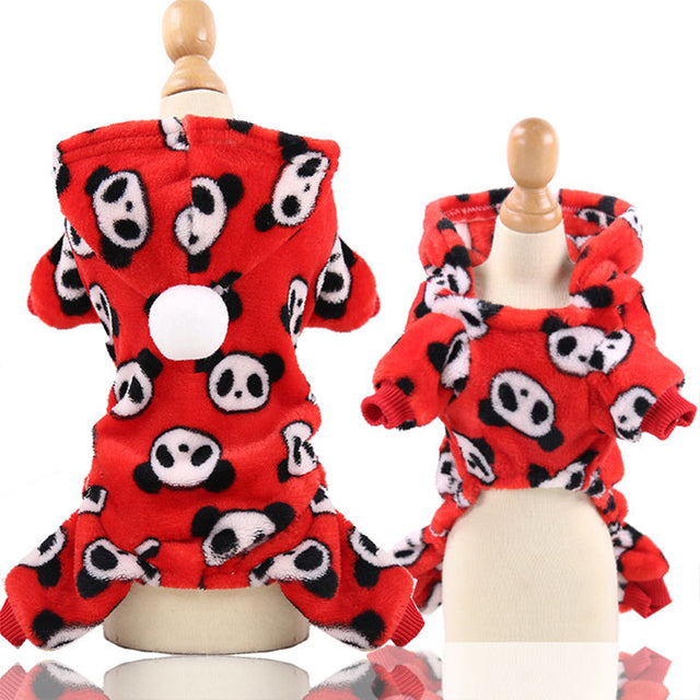 Soft and Warm Jumpsuit Clothing for Pet Dogs