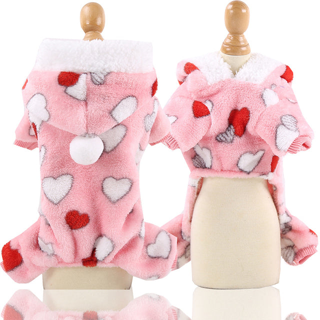 Soft and Warm Jumpsuit Clothing for Pet Dogs