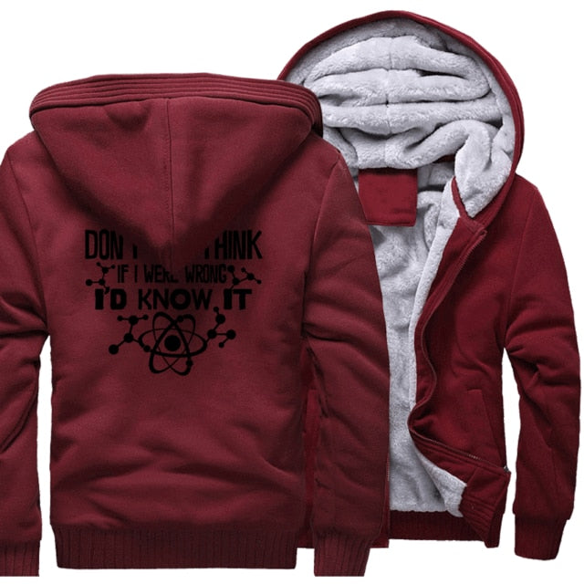 Casual Hoodies For Men High Quality Thick Fleece Winter Jackets