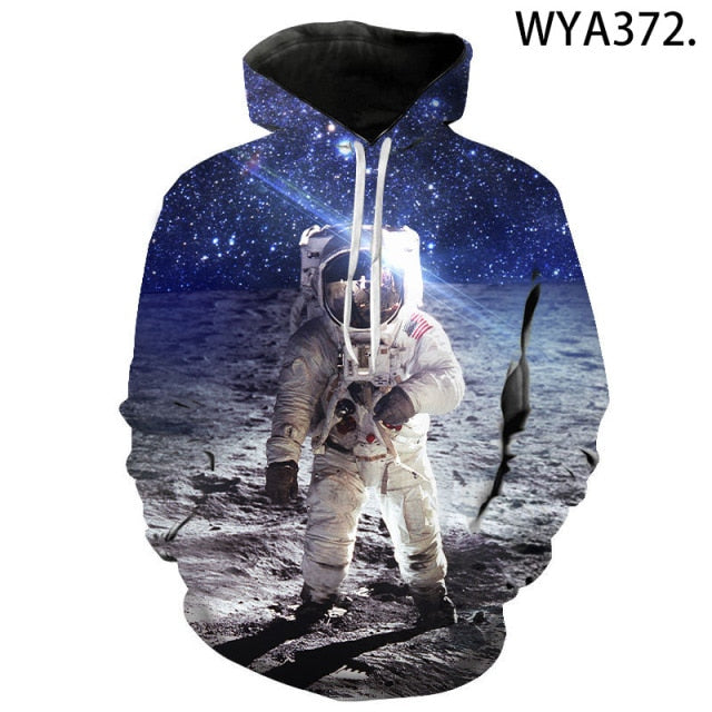 3D Printed Astronaut and Galaxy Space Hoodies
