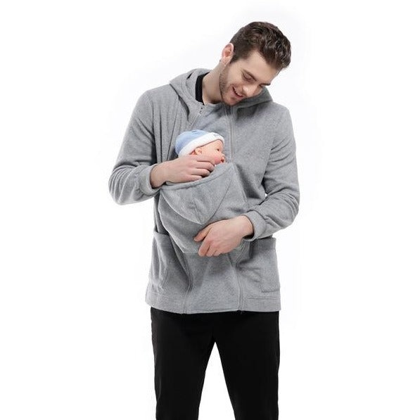 Mums/Dads Baby Kangaroo Detachable Pouch Quality Hoodie - The Hoodie Store