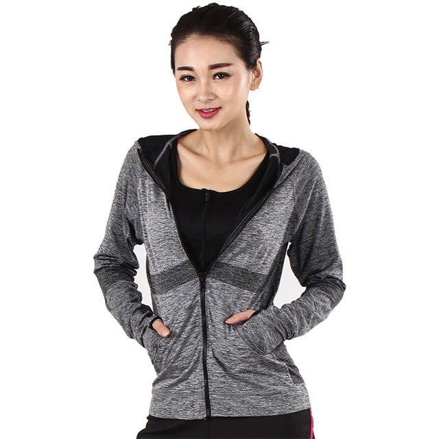Women's Heal Orange Running Jacket - The Hoodie Store