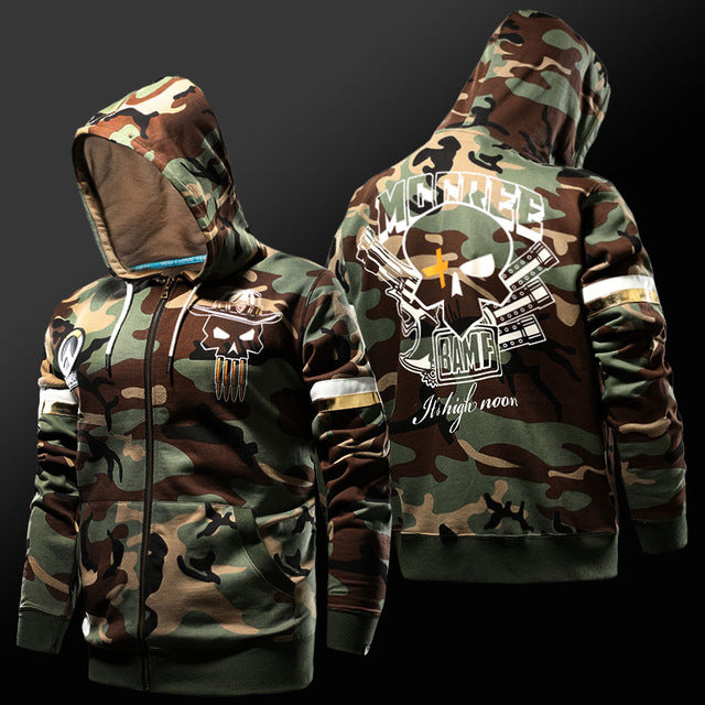 Blue Zipper Sports Hoodie - The Hoodie Store