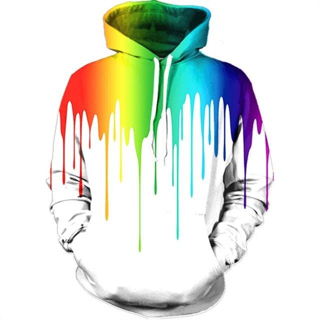 Mens/Womens Dripping Paint Hoodie - The Hoodie Store