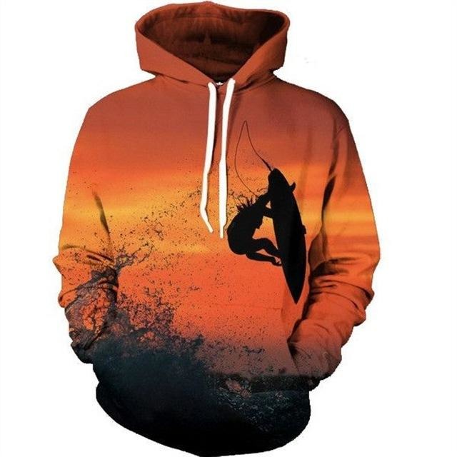 Sunset Surfer Hoodie - The Hoodie Store