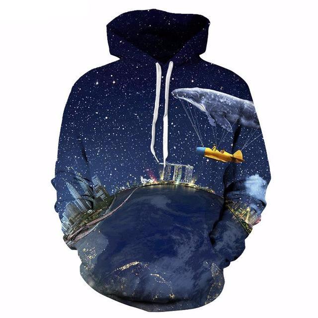 Space Art Illusion Hoodie - The Hoodie Store