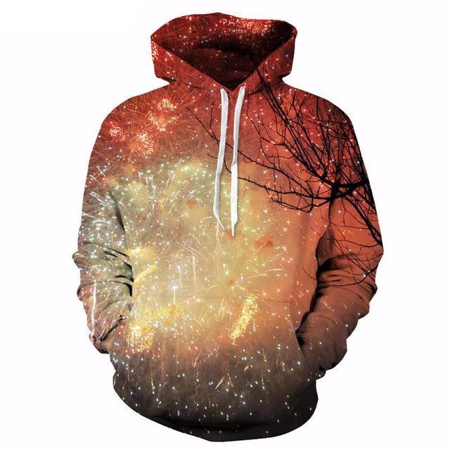 Starry Fireworks Hoodie - The Hoodie Store