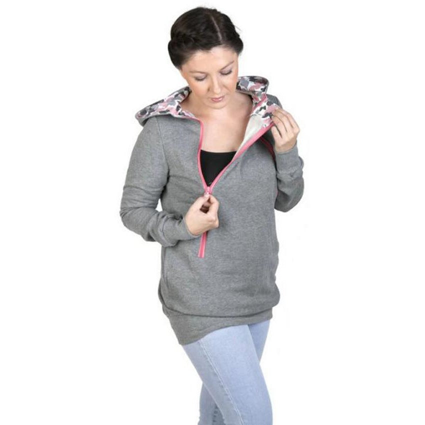 Mum's Baby-Carrier Kangaroo Pouch Hoodie - The Hoodie Store
