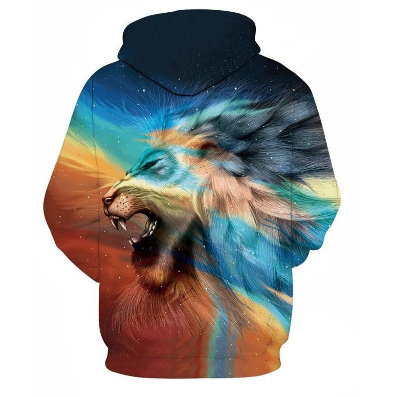 Unisex Light Prism Lion Hoodie - The Hoodie Store