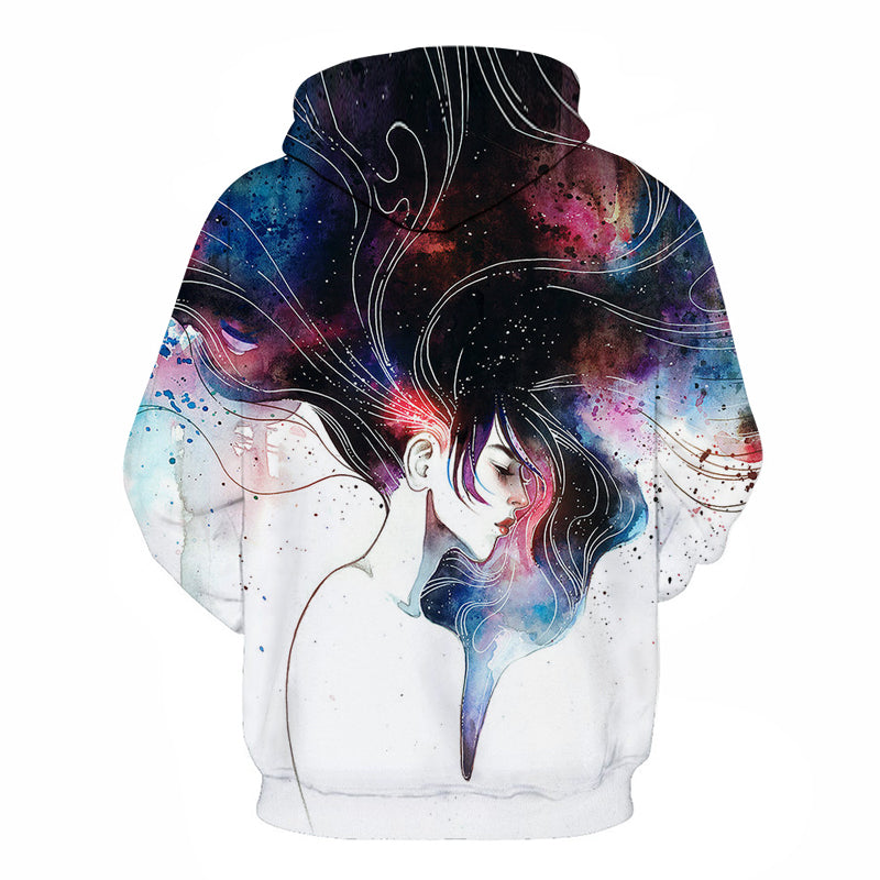 Hair Art Sketch Hoodie - The Hoodie Store