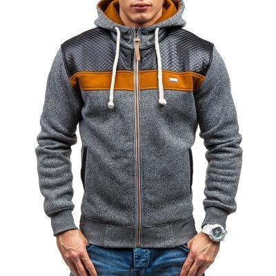 2017 Two Colour Design Fashionable Casual Zipper Hoodie - The Hoodie Store