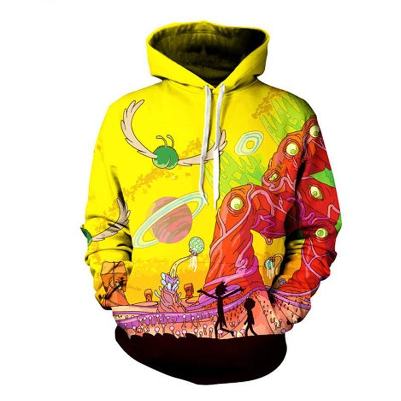 Unisex Planet Artwork Hoodie - The Hoodie Store