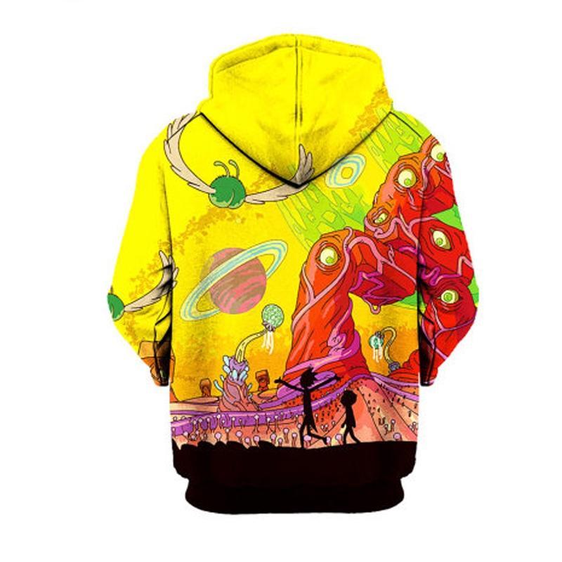 Unisex Planet Artwork Hoodie - The Hoodie Store