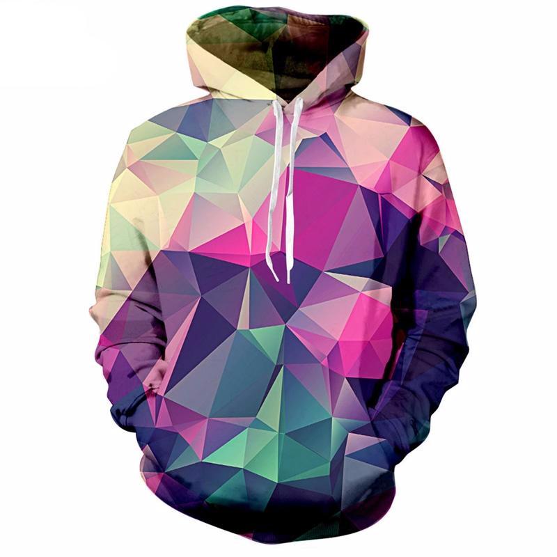 Colourful Triangles Hoodie - The Hoodie Store