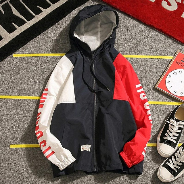 Aolamegs Patchwork Streetwear Hoodie - The Hoodie Store