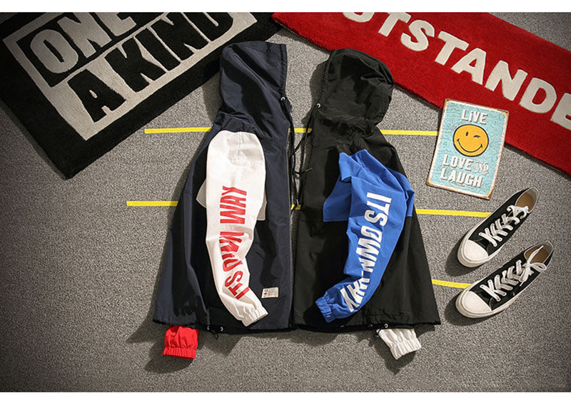 Aolamegs Patchwork Streetwear Hoodie - The Hoodie Store