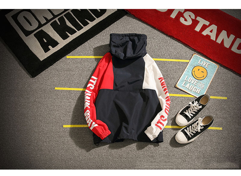Aolamegs Patchwork Streetwear Hoodie - The Hoodie Store
