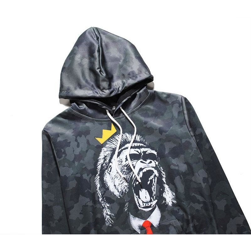 Camouflage King Kong Hoodie - The Hoodie Store