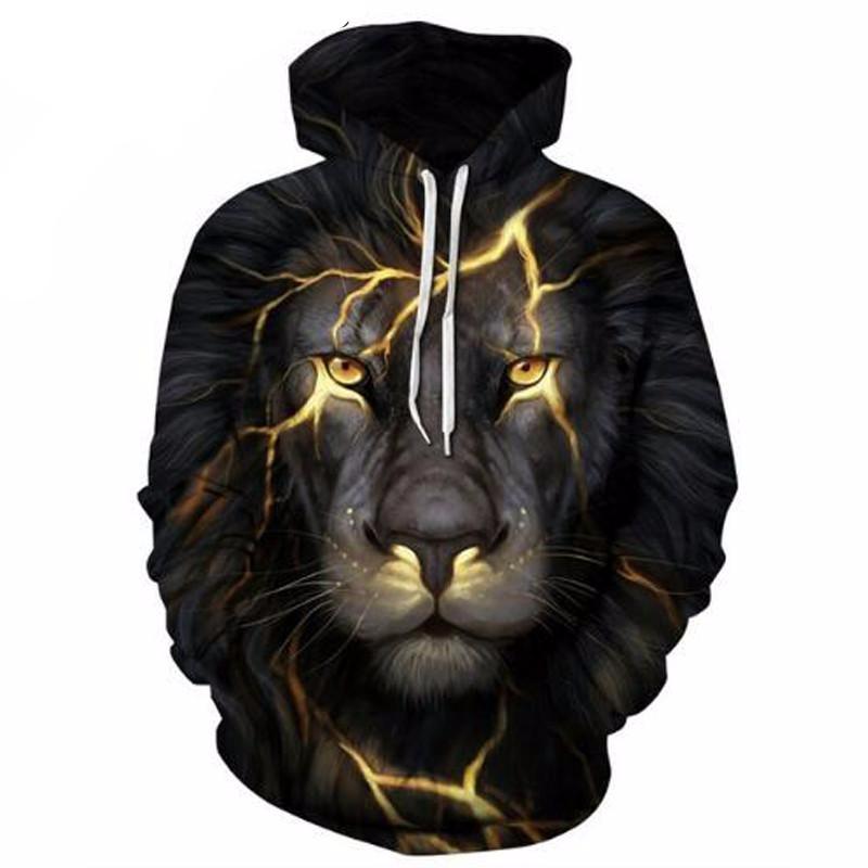 Night Lion Hoodie - The Hoodie Store