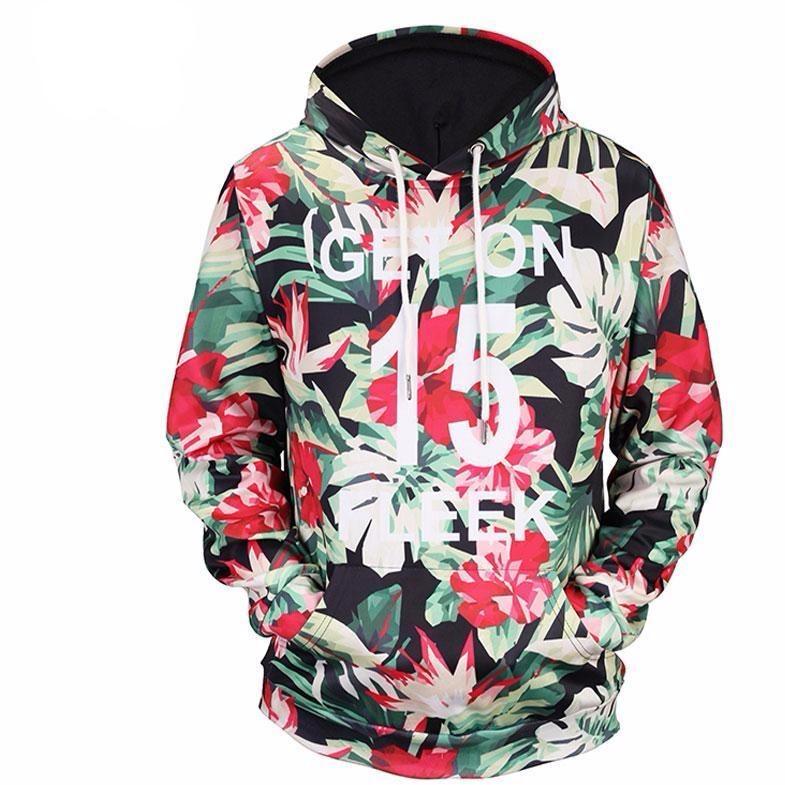 Jungle Flowers 15 Hoodie - The Hoodie Store