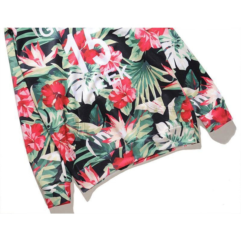 Jungle Flowers 15 Hoodie - The Hoodie Store