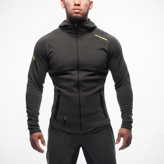 Men's Gym Shark Muscle Fit Hoodie - The Hoodie Store